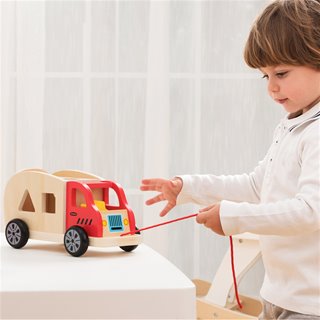 Shape sorting truck